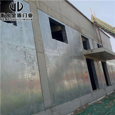 山东防爆墙施工案例